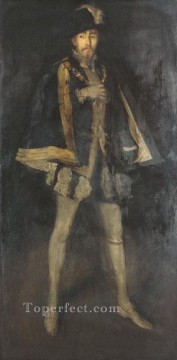 monochrome black white Painting - James Abbott McNeill Arrangement in Black James Abbott McNeill Whistler
